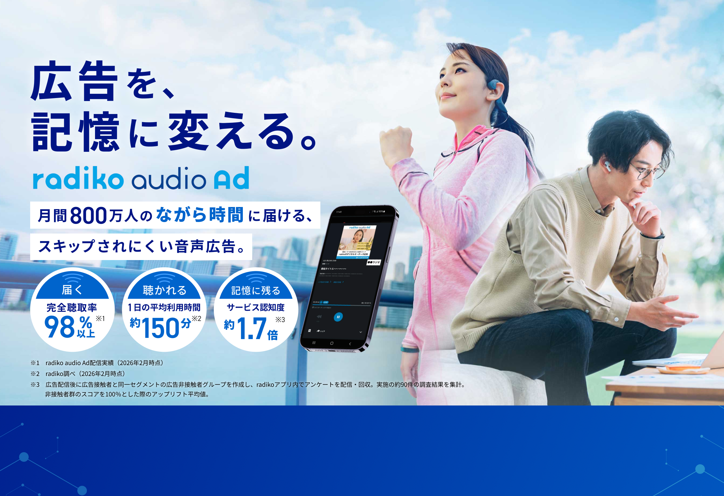 広告を、記憶に変える。